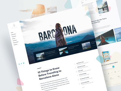 Travel Blog | Website Design 2018