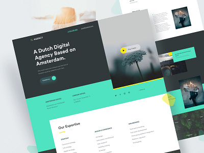 Digital Agency | Website Design 2018 agency clean website digital agency firm minimal design team