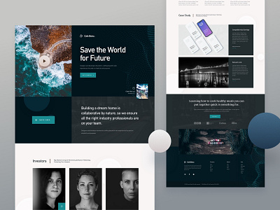 Corporate Website Design 2018 corporate dark dark and light futuristic investor ui design web website