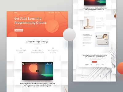 Learning Web Portal - Homepage
