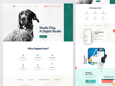 Digital Agency Homepage Design V3