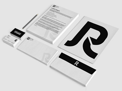 Reloaded Productions Stationery branding business cards envelope gaming identity letterhead logo retro stationery