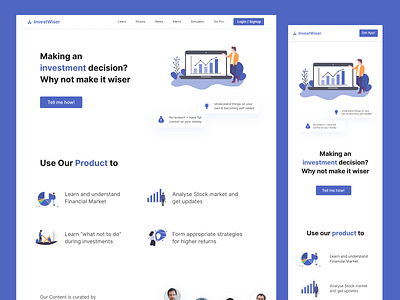 InvestWiser | Landing Page