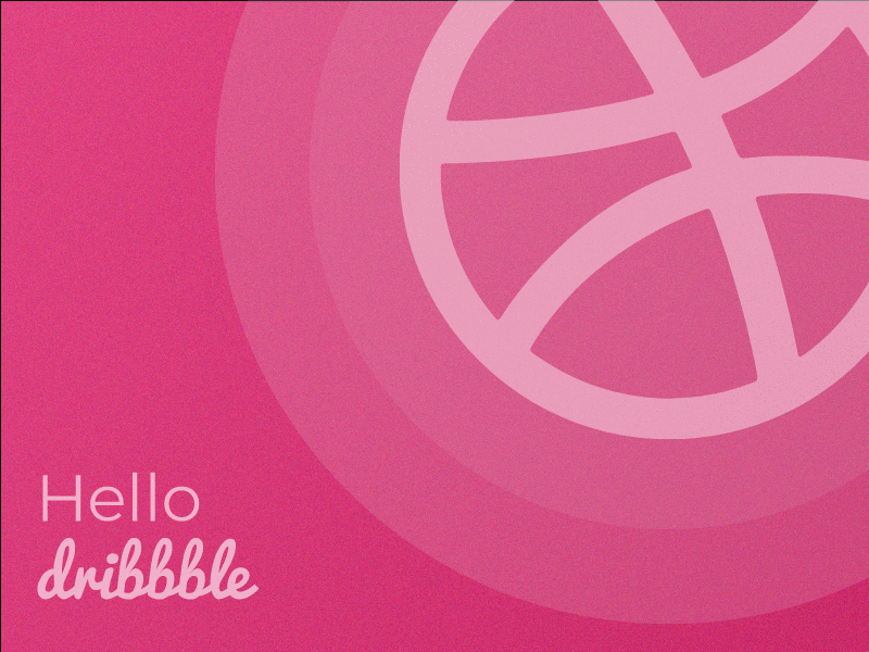 Hello Dribbble animation ball cards debut dribbble hello inspiration invitation iphone mobile ui ux