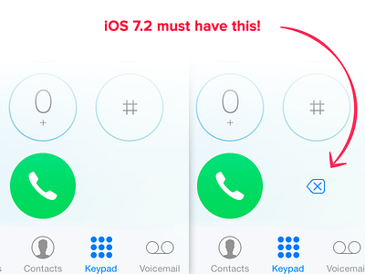 iOS 7.1 improvement improvement ios ios 7.1 ios 7.2 ios 8 iphone keypad ui web design