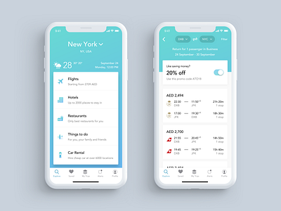 Travel App 2018 app app concept concept design dubai travel travel app trend ui ux