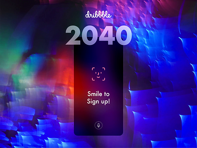 Smile to Sign up :) animation biometrics createwithadobexd faceid madewithxd mobile prototype signup ux xd xd animation