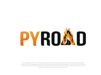 Pyroad Logo branding color design illustration lettering logo logo design logodesign logodesigner logodesigner illustration brand logos logos bible software logosai logoset logosketch logotype