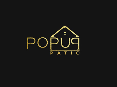 Popup Patio Logo Design branding logo logo design logodesign logodesigner logodesignersclub logodesigns logodesinger logos logos bible software logosai logoset logosketch logotype print print design print ready