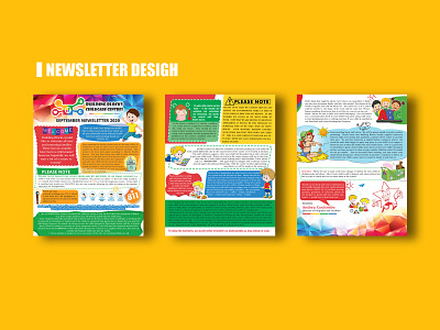 Newsletter Design branding cmyk design flyer flyer design illustration newsletter design newsletter graphics newsletter template newsletters print print ready