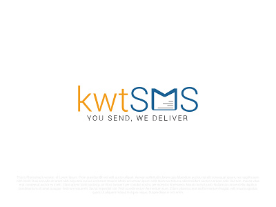 KwtSMS Logo branding design illustration logo design logodesign logodesignersclub logos logoset logosketch logotype print ready vector