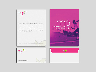 Stationary Design color corporate identity envelope. branding letterhead print item stationary