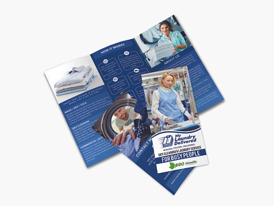 Tri-fold Brochure for  Laundry business