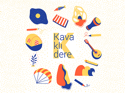 Branding design for Mugla region. branding design icons illustration