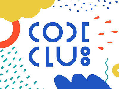 CODE CLUB. Logotype branding circle logo club code design education education logo geometic graphic design kids logo typography
