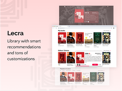 Lecra app branding design flat minimal typography ui ux web website