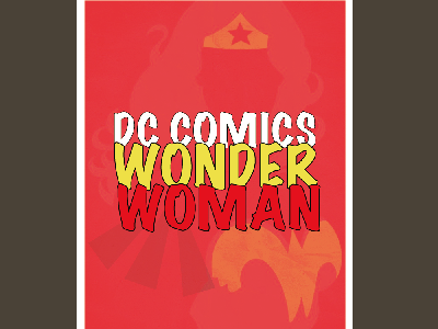 Poster comics dc comics heroine poster
