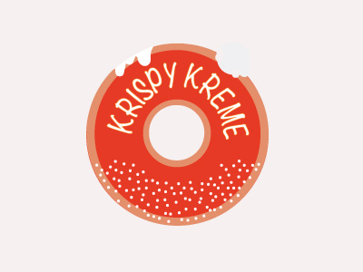 Krispy Kreme - Logo food graphic design logo