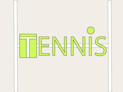 Tennis logo sports tennis