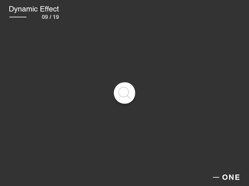 A Simple Search dynamic effect