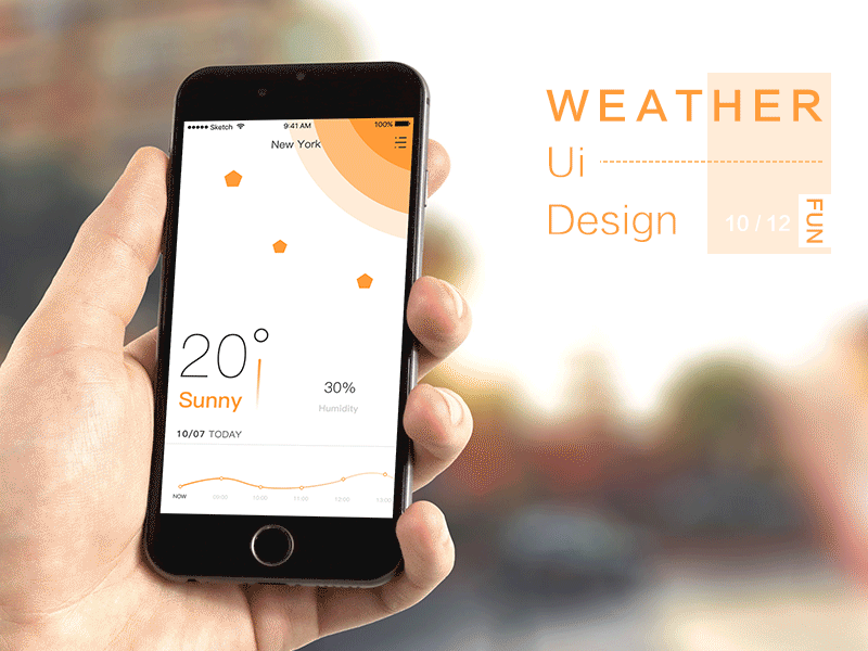 Weather Ui Design ui