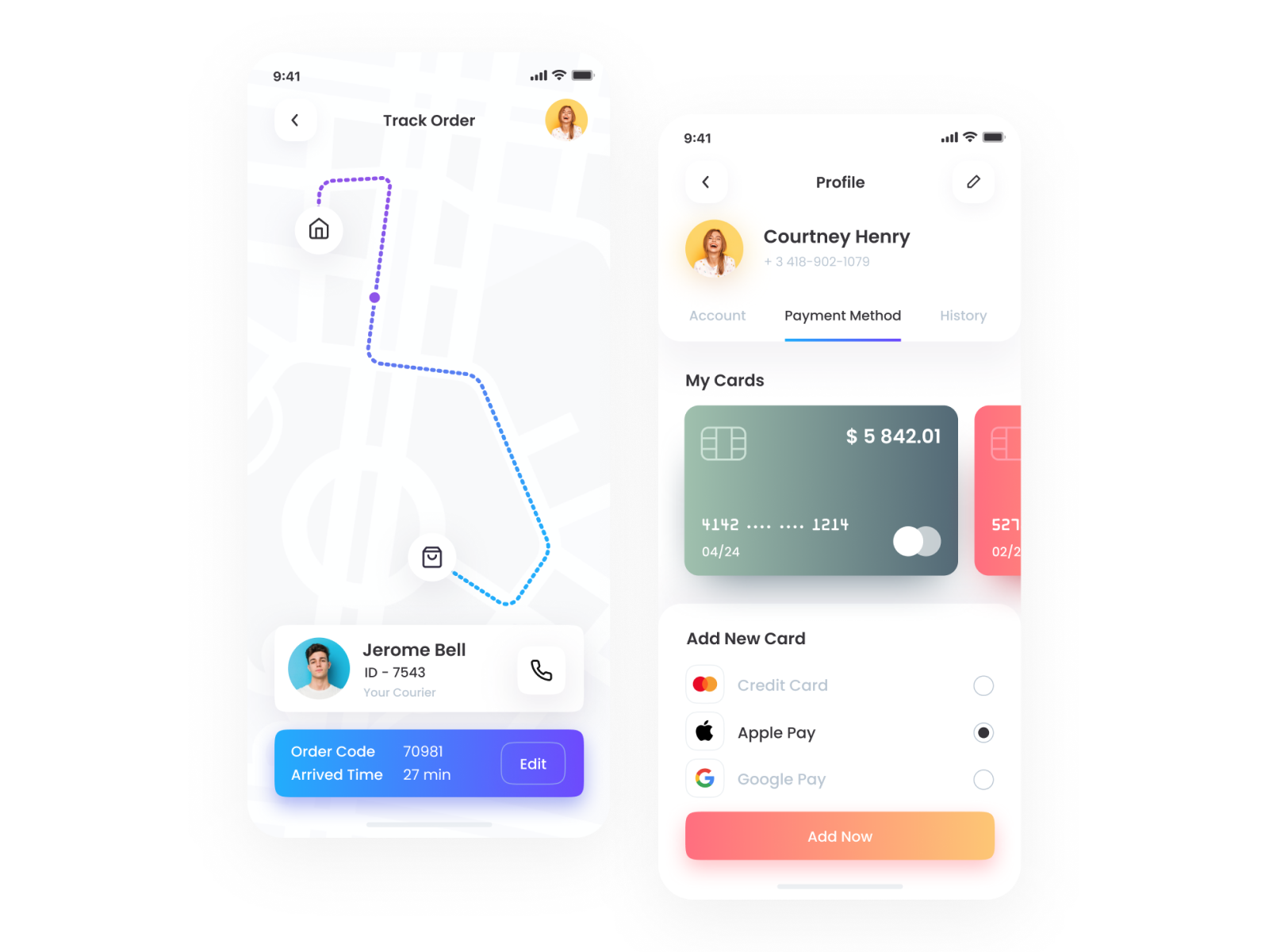 Delivery App by Zodchiy_UI on Dribbble