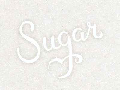 Sugar illustration lettering logotype type vector