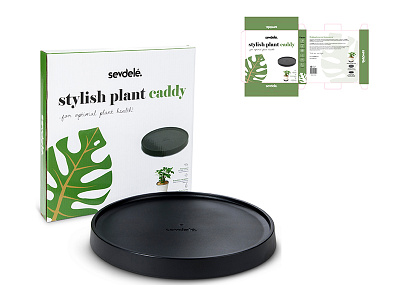 Packaging design for stylish plant caddy