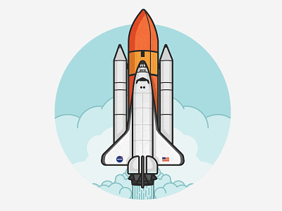 Shuttle blast off graphic illustration lift off nasa rocket shuttle space space shuttle