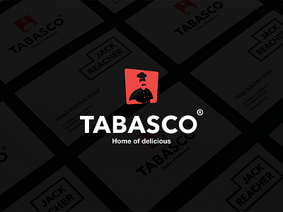 Tabasco - Home of delicious branding identity logo