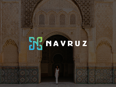 Navruz - Shopping Mall ambigram branding colors identity logo monogram moroccan style