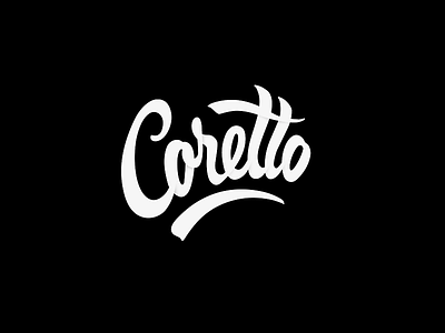 Coretto branding design fmcg lettering logo mayo