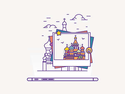 Saint Basil's Cathedral 🏰 cathedral emoji illustration moscow phone photograph russia