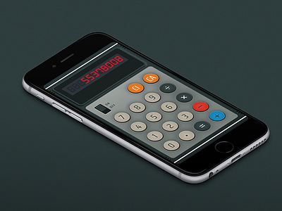 Daily UI: Calculator calculator interface retro ui user vintage