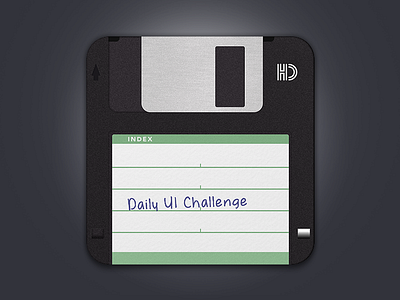Daily UI: App Icon app app icon daily floppy disk icon retro save skeuomorphic ui vintage