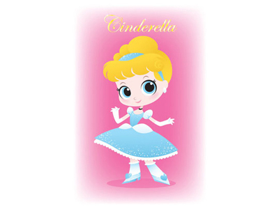 Disney Cinderella Character Figure Animaux-Flottant Cape 
