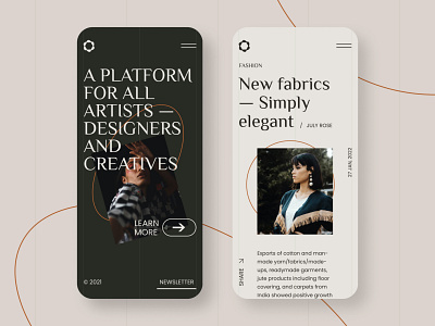 Mobile Blog for Creatives