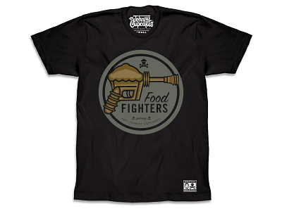 Johnny Cupcakes — Food Fighters design foo fighters illustration johnny cupcakes music t shirt tshirt