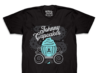 dribbble JC bibbity 3 color cupcake design illustration johnny cupcakes princess t shirt
