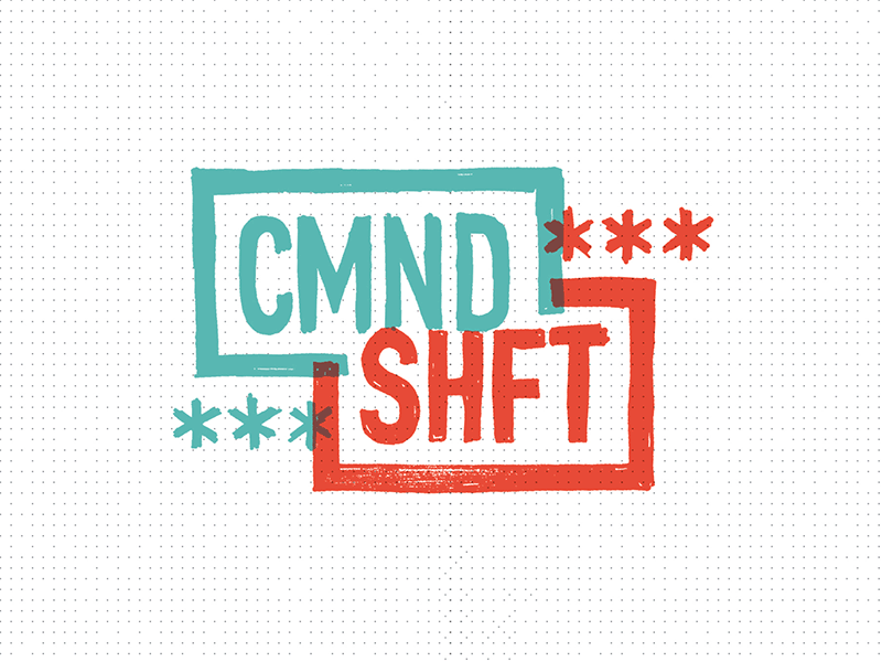 CMDN SHFT big screen animation animation design gif logo sketch