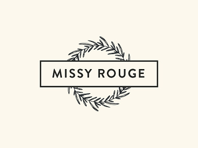 Missy Rouge Branding art direction branding logo design