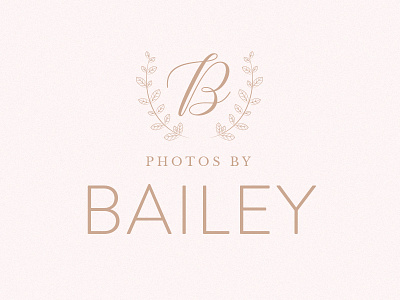Photos by Bailey art direction branding logo design