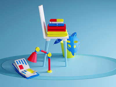 3D vs Paper - Tide Edition 3d 3d art chair home indoor laundry