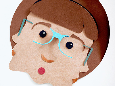 oh hei, dorthy distracted face huh illustration paper photography shadows