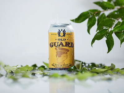Old Guard Photography beer focus lab leaves military rain service