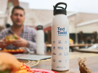 Ted Todd client gift client gift focus lab icons photography ted todd water bottle