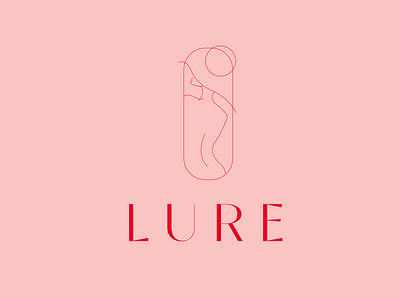 LURE logo design branding branding design design logo logodesign logotype modern typography