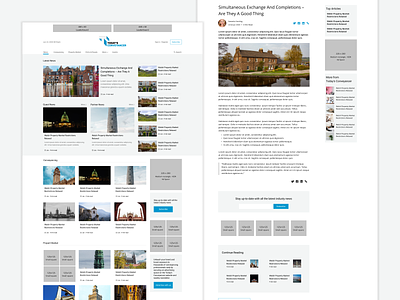 Conveyancer Publication Website Redesign blog ui ui design ux ux design web design