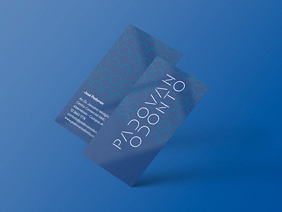 Business cards for Padovan Odonto