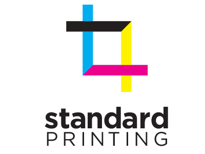 Standard Printing Logo brand branding business clean cmyk crop marks icon logo logo design mark printer type